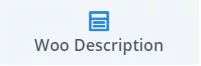 The Divi Woo Description Module