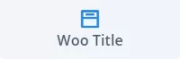 The Divi Woo Title Module
