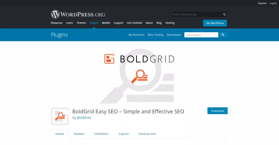 Bold Grid Easy SEO