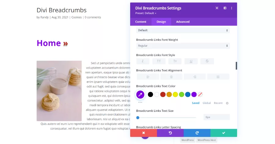 Original Divi Breadcrumbs Plugin
