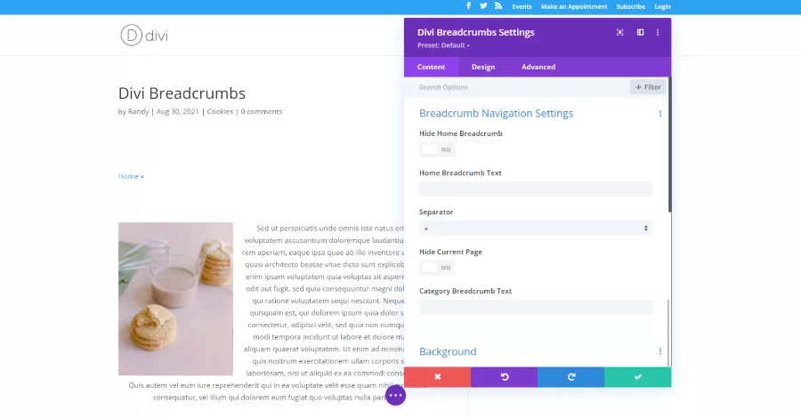 Original Divi Breadcrumbs Plugin
