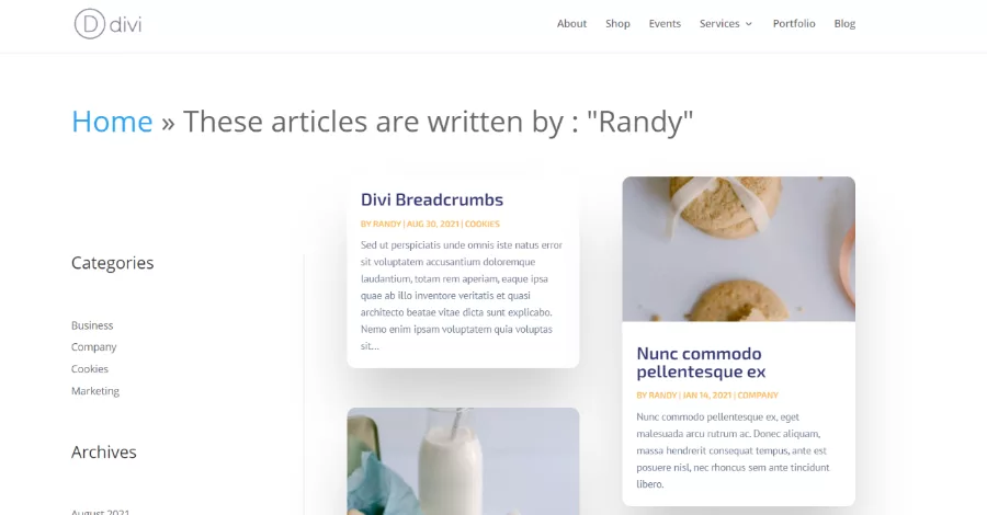 Posts By Breadcrumb Text
