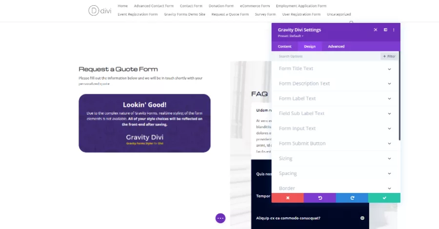 Original Divi Gravity Module