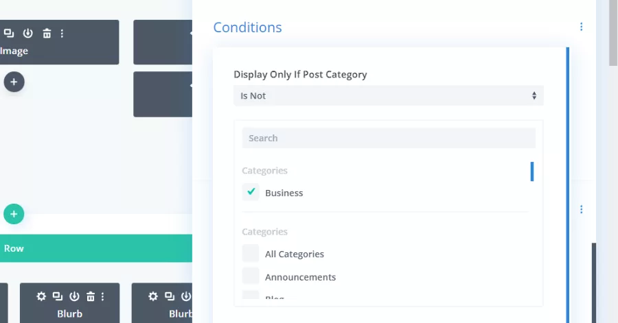 Disable Only if Post Category