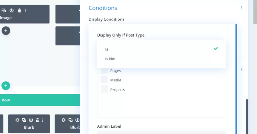 Disable Only if Post Type