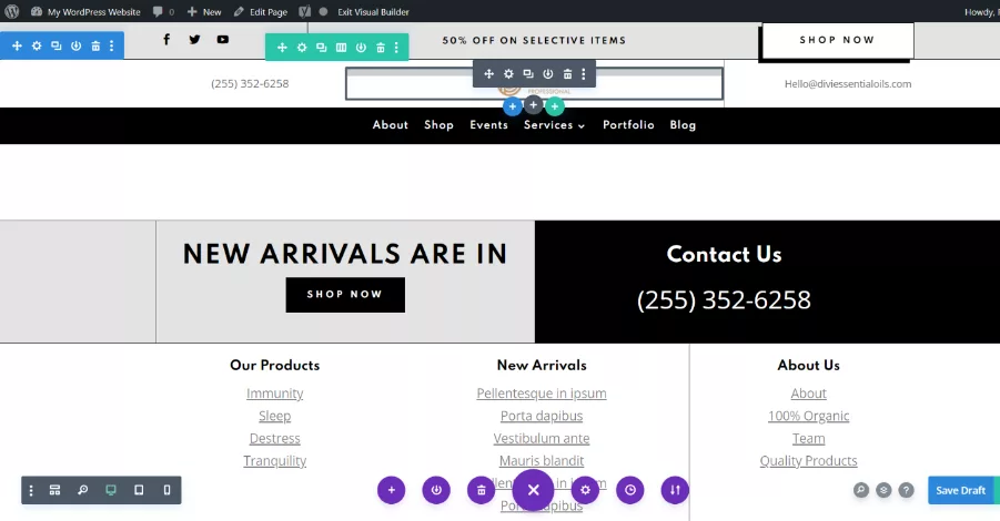 Divi Visual Builder