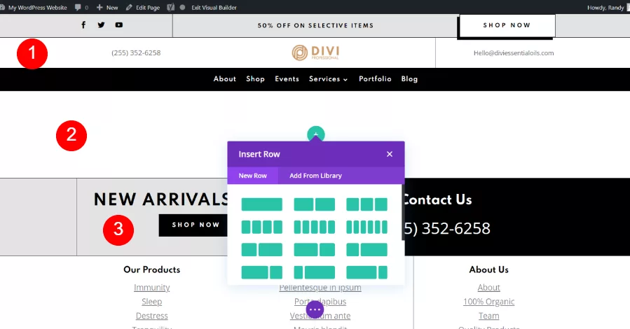 Divi Visual Builder