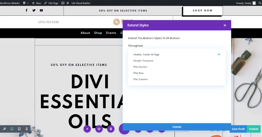 Extending Styles