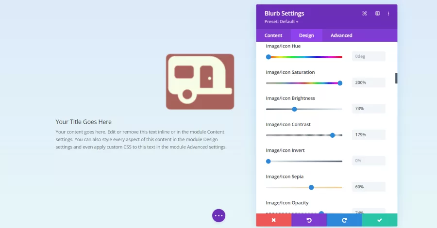More Icon Options