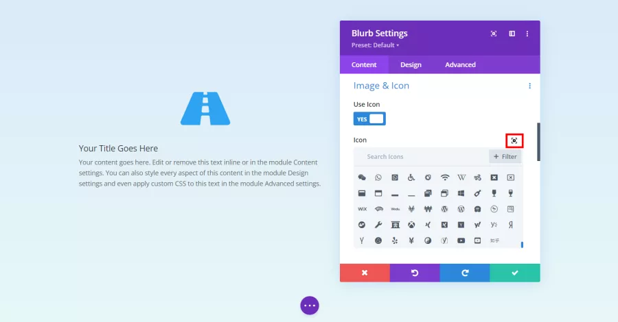 New Icon Picker