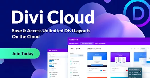 Store Divi designs, themes, layouts, and templates