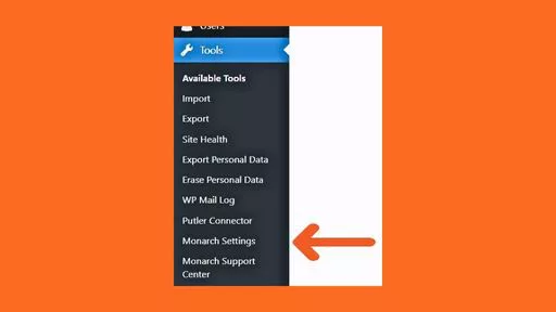 Access Monarch via WordPress Dashboard