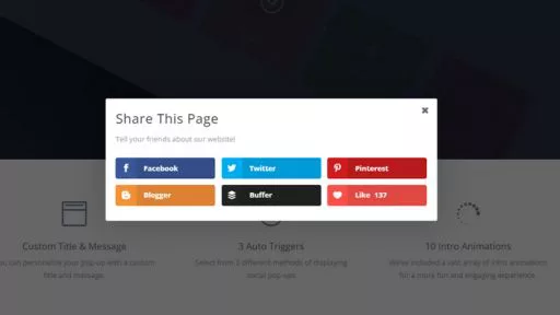 Monarch’s triggered automatic user engagement pop-up