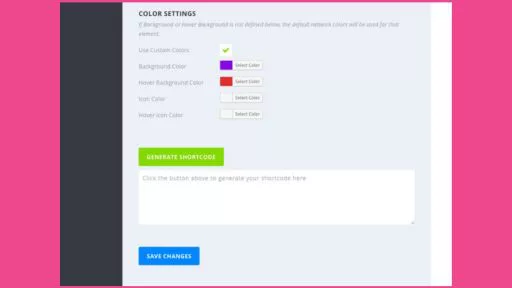 Quick social integration with Monarch using a shortcode