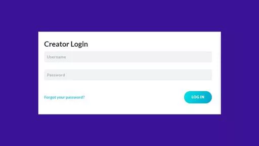 Log into your creator’s account prompt