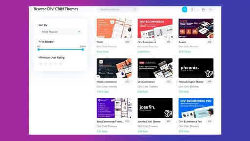 Divi Child Themes on Divi Marketplace