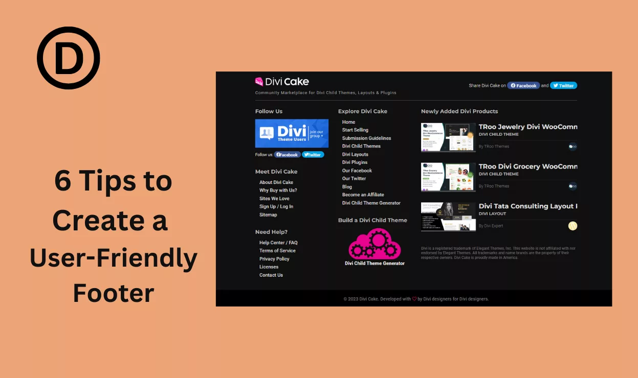 Unlock the secret tips to an effective Divi footer: enhance website navigation, reinforce brand identity, and boost user engagement, ensuring an optimal visitor experience.