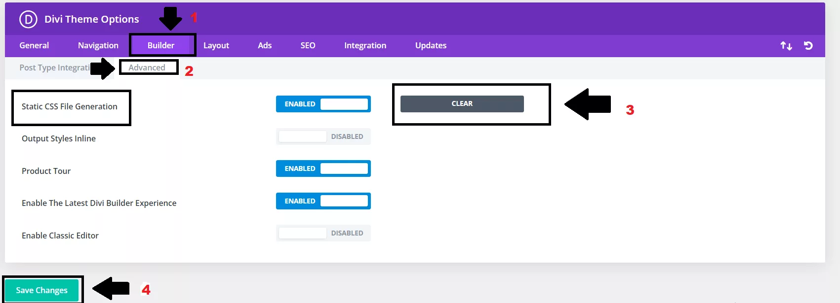 One of the most common causes of Divi Bugs is the Divi cache. It is recommended to leave the Static CSS File Generation setting disabled when the site is under development.