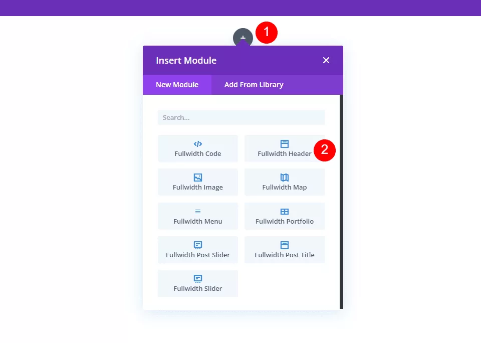 A range of modules to be used for the Scroll Down Button according to your needs.