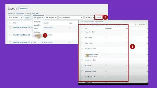 Quick Verification of Ultimate Divi Modules UI Bundle’s Fitness Layout Pages Import