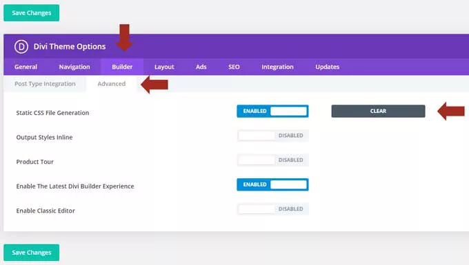 Clearing Divi Minified CSS & JS