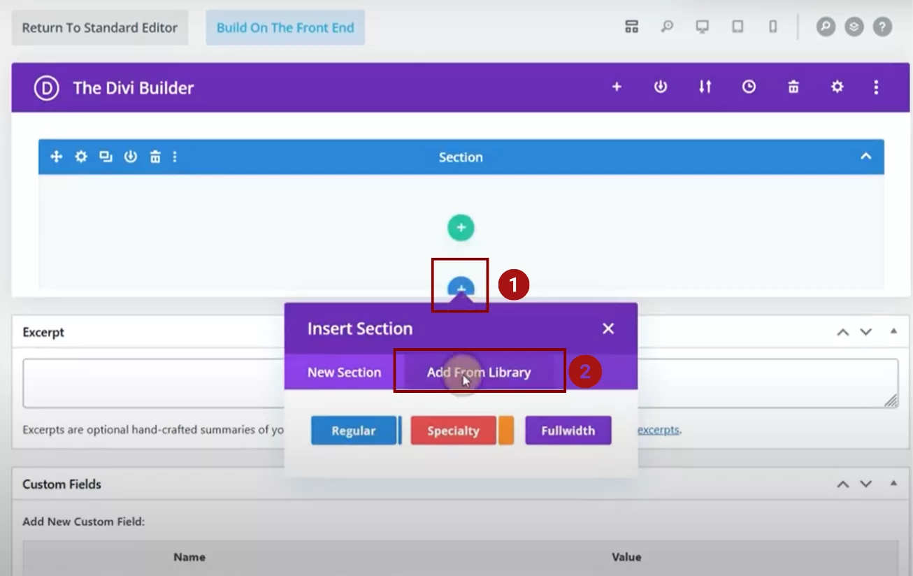 Ultimate Divi Modules UI Bundle Layout Integration from Library: Importing Downloaded Modules