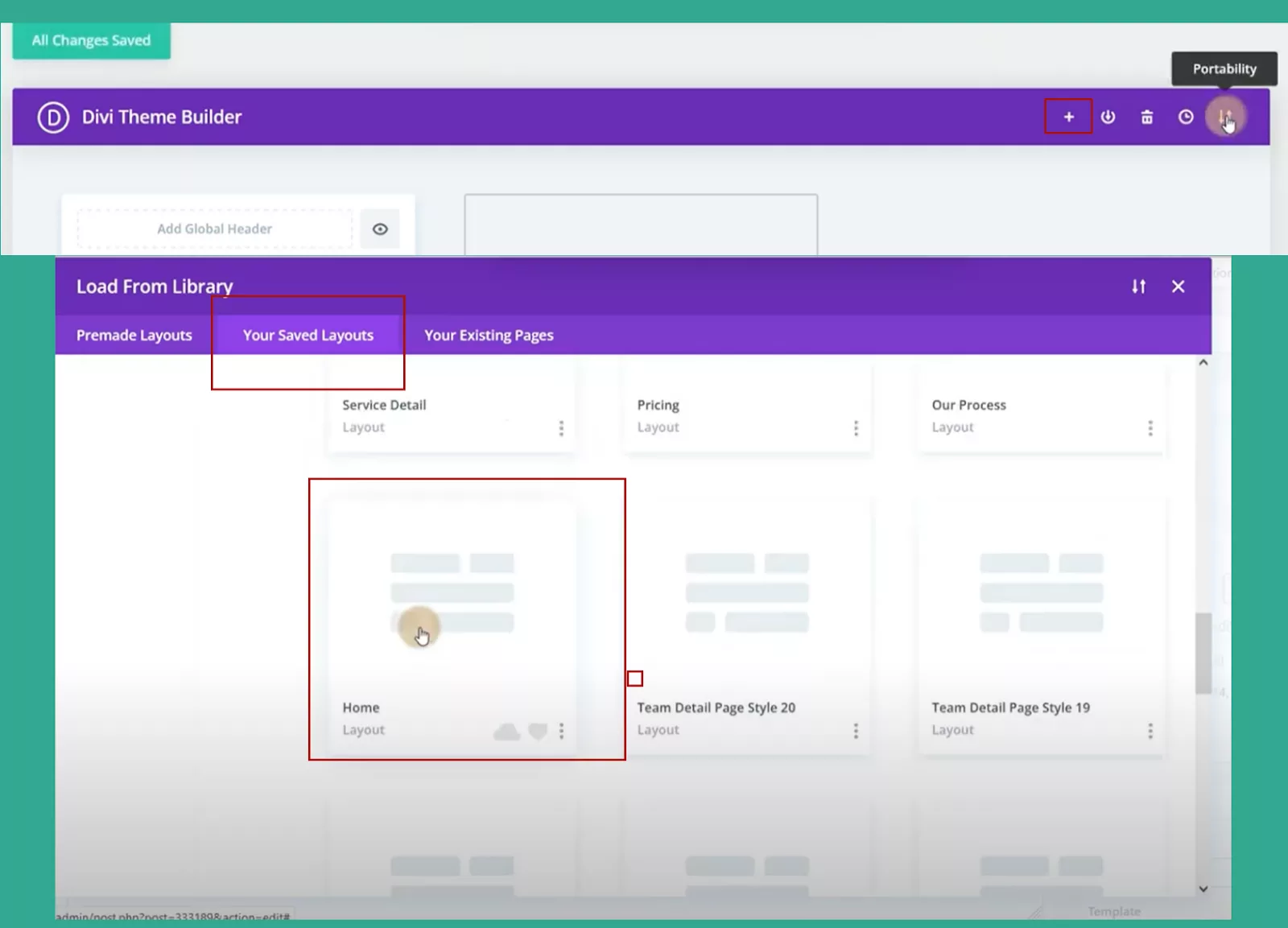 Load Your Ultimate Divi Modules UI Bundle Layout From Library in Steps