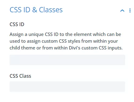 Implementing CSS ID & classes in the Divi Slider module’s advanced settings