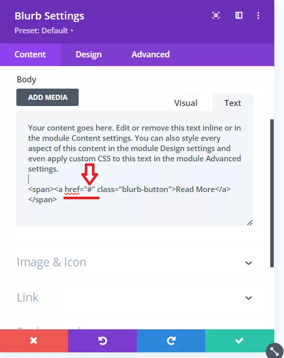 In the span tag, the initial component is the “a href” part, which serves as the anchor link