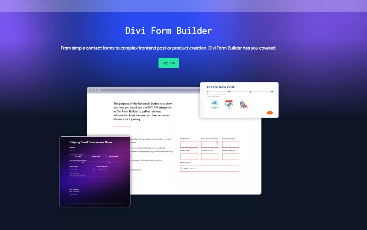 Design AI Contact Forms with Divi Form Builder