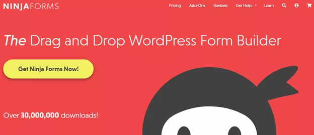 Build contact forms with a drag and drop builder using Ninja Forms