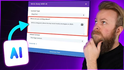 Explore the full potential of Divi AI for writing compelling blog posts