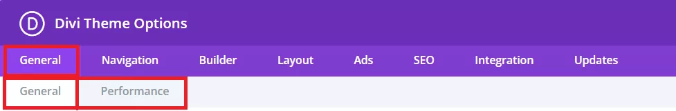 In the General sub-tab, you’ll find general settings options.