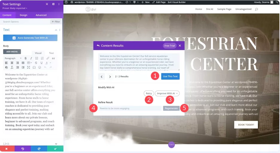 Explore the further customization option of Content Results to suit your own style of preferences and improve on them