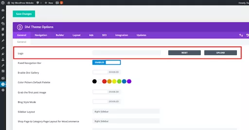 How to change Divi Logo, and upload your own?