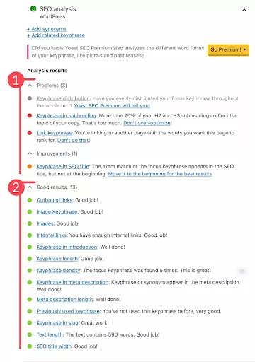 Utilizing Yoast SEO’s content analysis for improved SEO