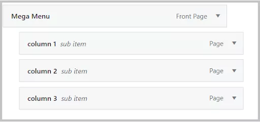 Set up your menu in WordPress to create a Divi mega menu – order matters for a fantastic result!