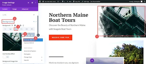 Generate Images of your choice with Divi AI