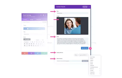 Effortless image creation with Divi AI