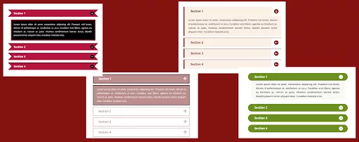 Divi Accordion 50 Layouts Pack for a WordPress Website 2024
