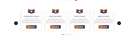 Divi Blurb Module Carousel Layout is an optimized Divi Layout in 2024 for your WordPress website
