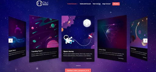 Divi Carousel Module 2.0 Plugin is a user-friendly and beautiful Divi Plugin in 2024 for your WordPress website