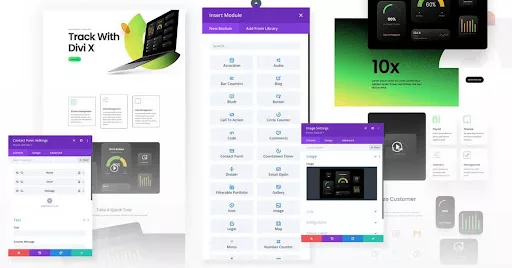 Divi lets you effortlessly drag and drop content modules