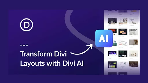 Dive into the transformative power of Divi layouts with Divi AI