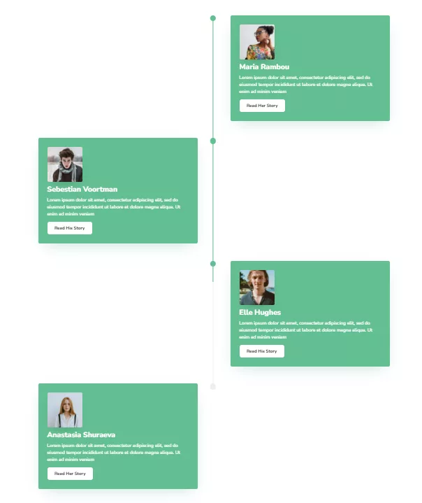 Create a content timeline of your progress, and team members’ growth with Divi Supreme Pro
