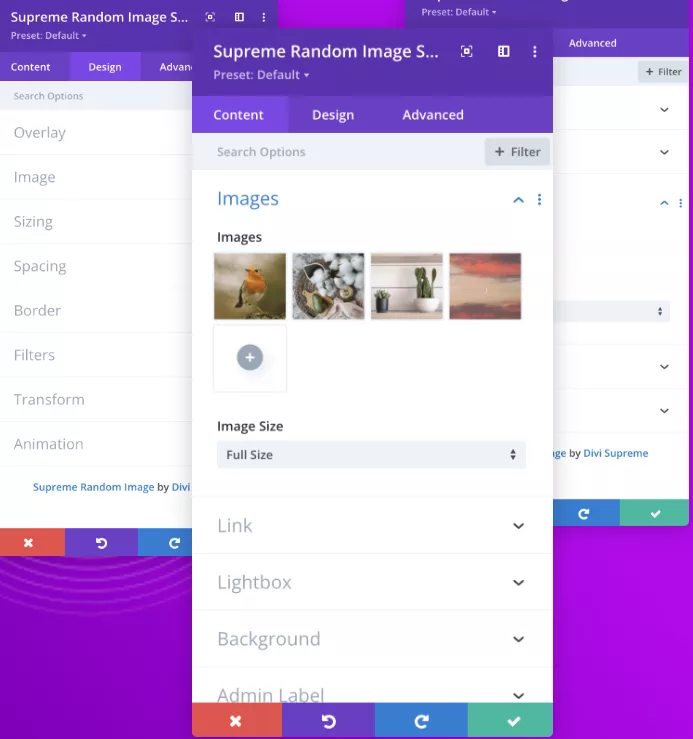 Create a gallery of random images with the Random Image Module in Divi Supreme Pro