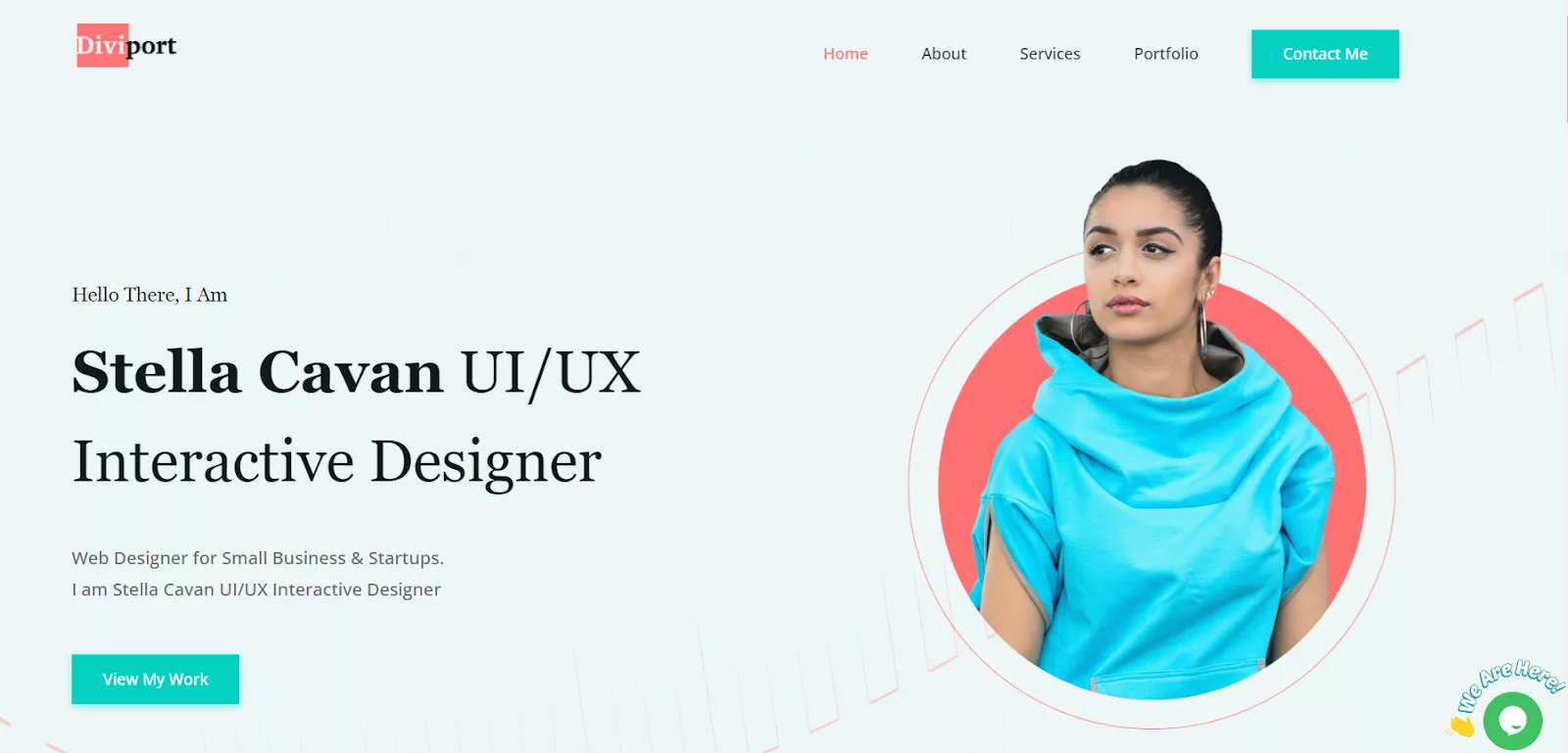 Divi Plus Portfolio Free Child Theme for All-purpose website