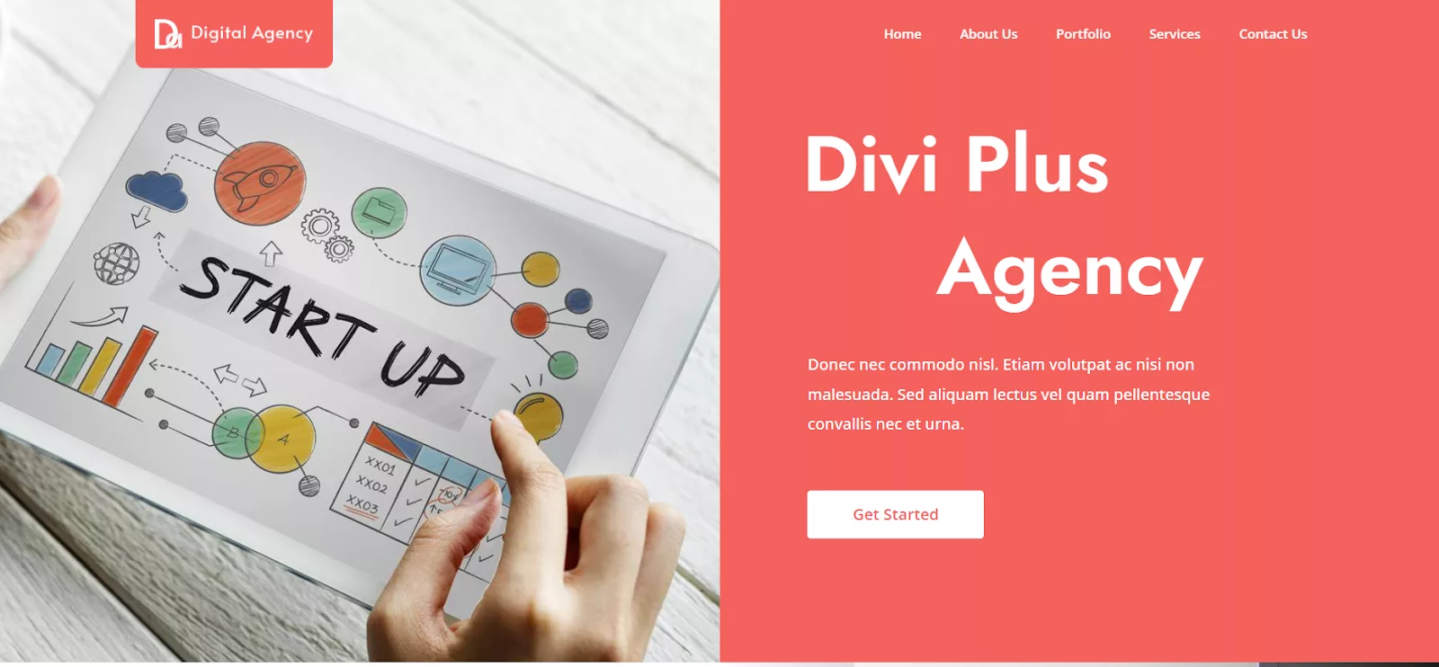 Agency Free Child Theme for All-purpose website