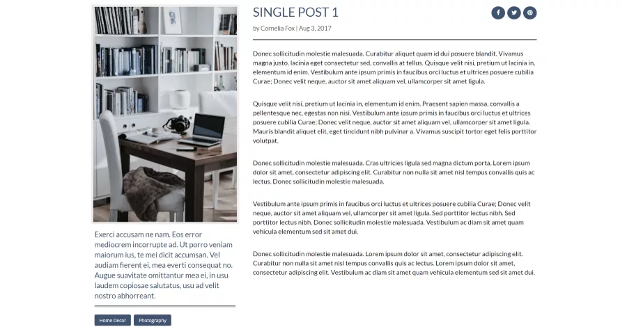 Single Post Layouts for Divi