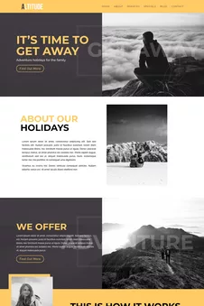 Altitude Free Child Theme for All-purpose website